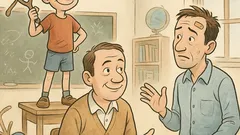 Vic: Učitelj zove oca u školu…